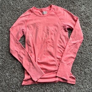 Athleta Coral Long-Sleeve Top